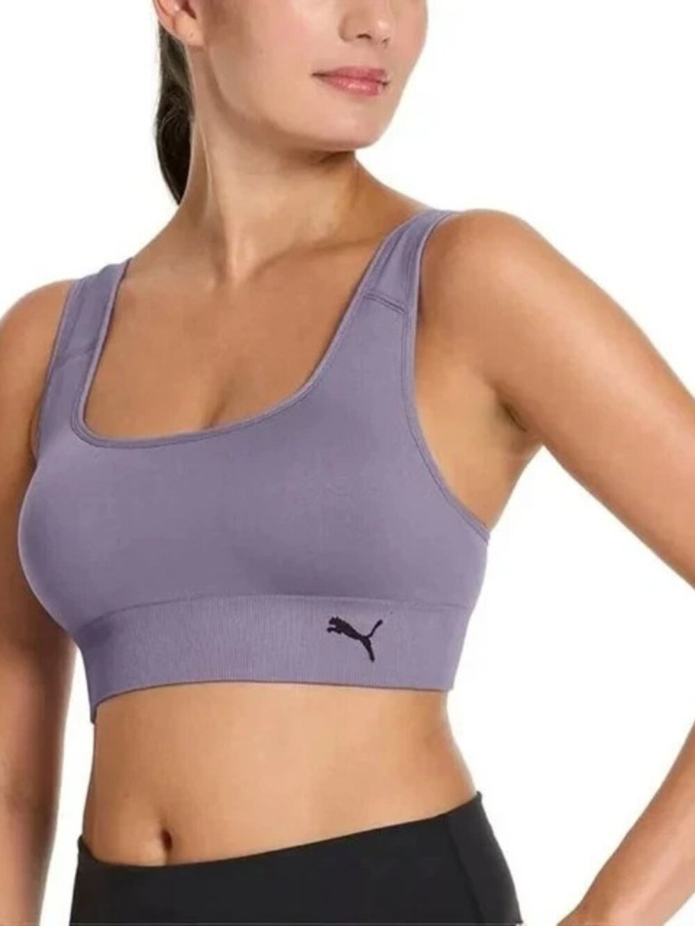 PUMA Women's Seamless Sports Bra, 2-pack NEW